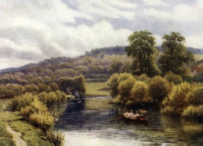 Streatley Reach by Alfred Robert Quinton